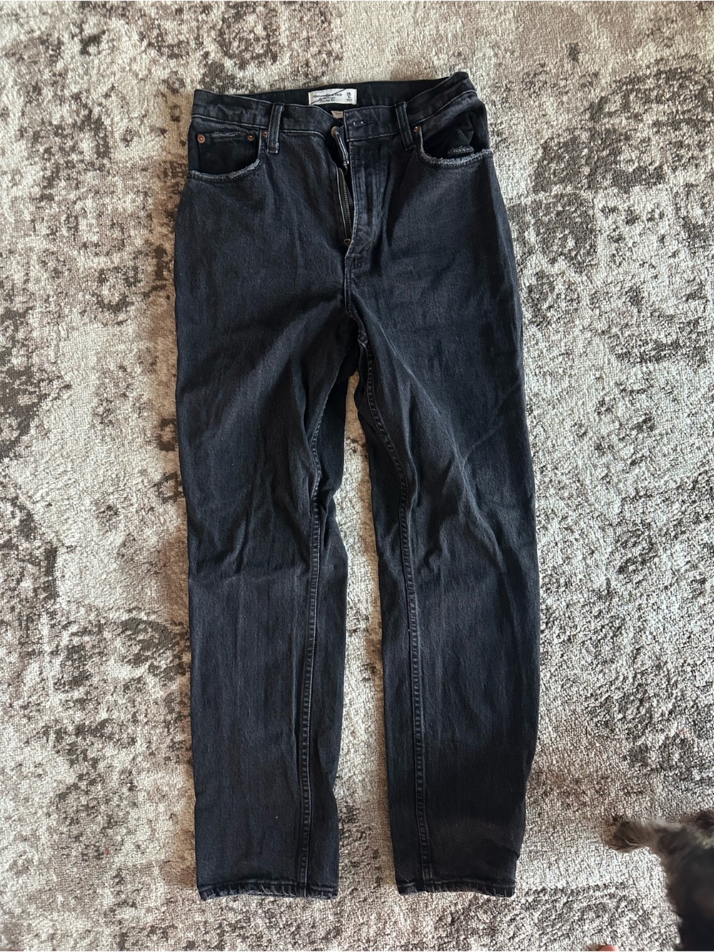 Women’s Straight-Leg Black Jeans